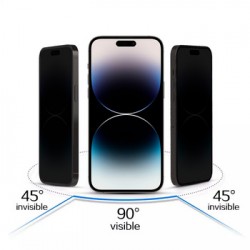 Γυαλί Προστασίας Tempered Glass 10HX Privacy Titanium Apple iPhone 16 Pro Max (6.9") AntiCrash / AntiShock