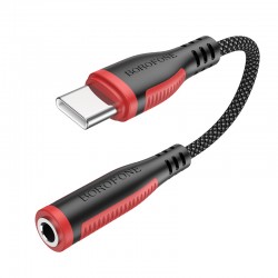 Αντάπτορας Borofone BV17 Type-C to Jack 3.5mm Black