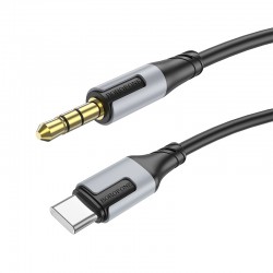 Καλώδιο Data Borofone BL19 Creator Jack 3,5mm to Type-C 1m Black