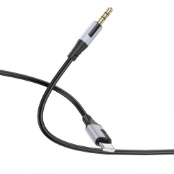 Καλώδιο Data Borofone BL19 Creator Jack 3,5mm to Type-C 1m Black