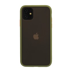 Θήκη TPU Vennus Color Button Samsung Galaxy S21 Ultra G998 Olive