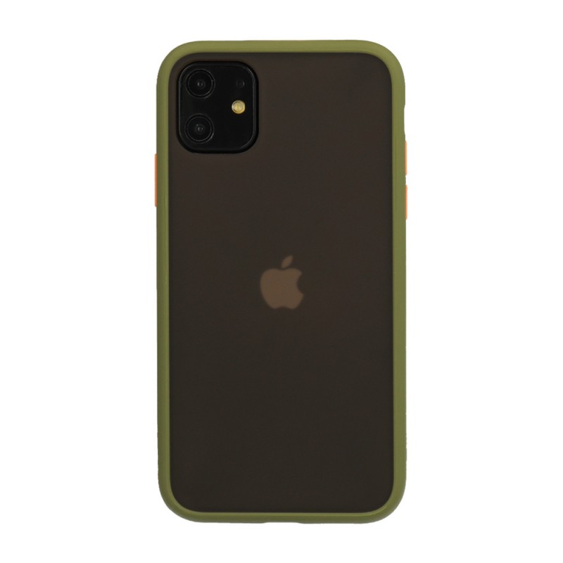 Θήκη TPU Vennus Color Button Samsung Galaxy S21 Ultra G998 Olive