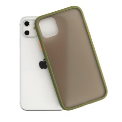 Θήκη TPU Vennus Color Button Samsung Galaxy S21 Ultra G998 Olive