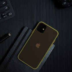 Θήκη TPU Vennus Color Button Samsung Galaxy S21 Ultra G998 Olive