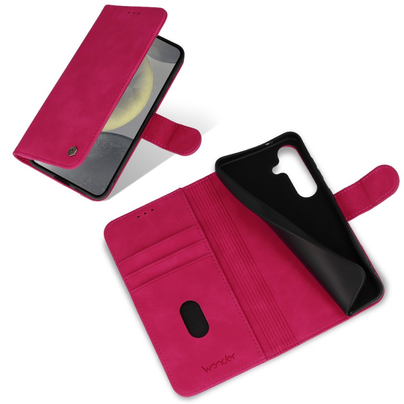 Θήκη Book Wonder Fancy Xiaomi Redmi Note 13 4G Fuchsia