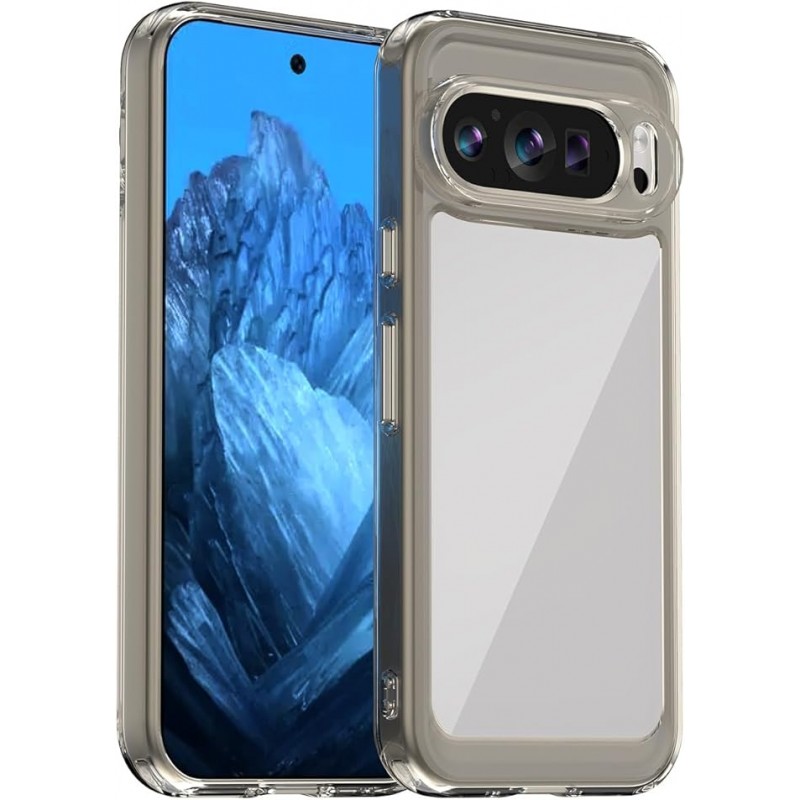 Θήκη Acrylic Space Case Color Edge Google Pixel 9 / 9 Pro Transparent Black