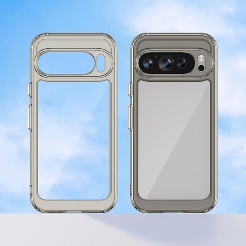 Θήκη Acrylic Space Case Color Edge Google Pixel 9 / 9 Pro Transparent Black
