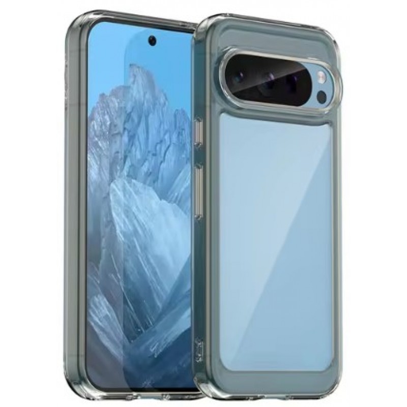 Θήκη Acrylic Space Case Color Edge Google Pixel 9 / 9 Pro Transparent Black