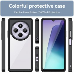 Θήκη Acrylic Space Case Color Edge Xiaomi Redmi 14C / Poco C75 Black Θήκη Acrylic Space Case Color Edge Xiaomi Redmi 14C / Poco C75 Black