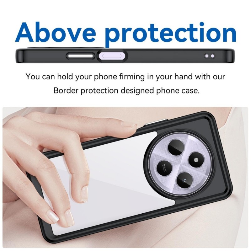 Θήκη Acrylic Space Case Color Edge Xiaomi Redmi 14C / Poco C75 Black Θήκη Acrylic Space Case Color Edge Xiaomi Redmi 14C / Poco C75 Black