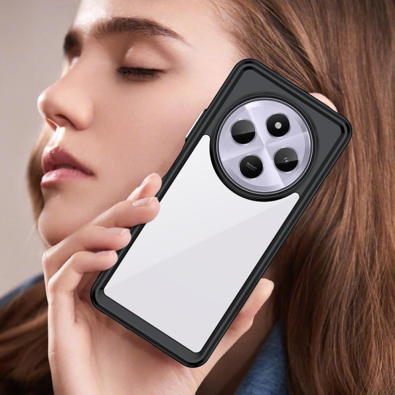 Θήκη Acrylic Space Case Color Edge Xiaomi Redmi 14C / Poco C75 Black Θήκη Acrylic Space Case Color Edge Xiaomi Redmi 14C / Poco C75 Black