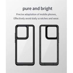 Θήκη Acrylic Space Case Color Edge Motorola Moto Edge 50 Neo Transparent Black