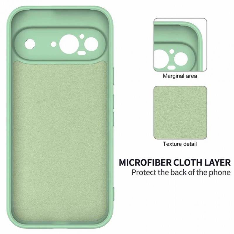 Θήκη  Liquid Silicone Case Google Pixel 9 Green