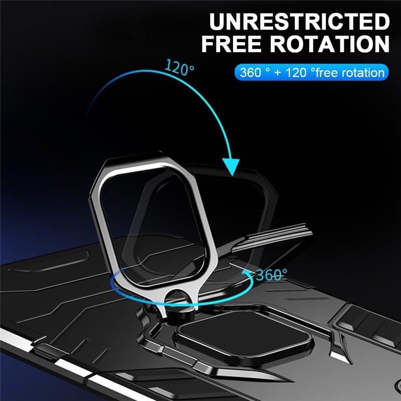 Θήκη Ring Armor Magnetic Stand Xiaomi Redmi14C Shockproof Black