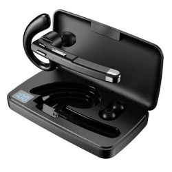 Ακουστικό Bluetooth Blavec Bluetooth Headset Discover 55 & PowerBank BHDI55-B Black