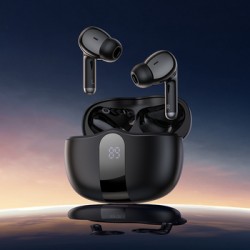 Ακουστικά Bluetooth Borofone TWS Earphones FQ3 Soulmate ANC & ENC Black