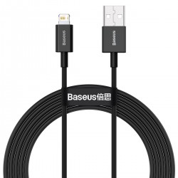 Καλώδιο Φόρτισης Baseus CALYS-C01 Superior Series USB to Lightning Cable 2,4A 2m Black
