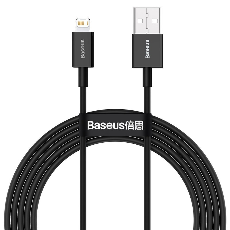 Καλώδιο Φόρτισης Baseus CALYS-C01 Superior Series USB to Lightning Cable 2,4A 2m Black