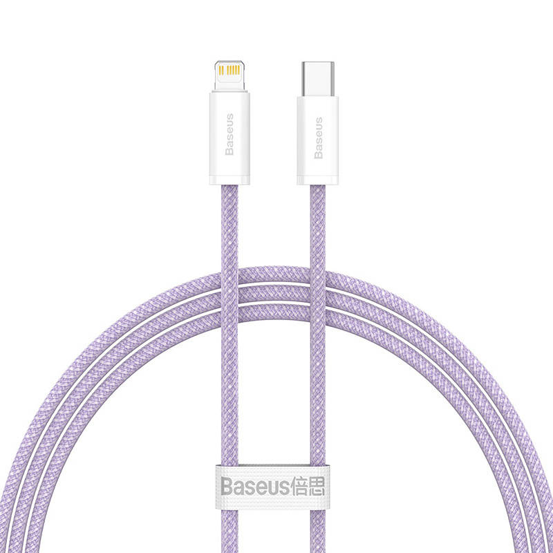 Καλώδιο Data Baseus Dynamic Series CALD000005 USB to Lightning 2m Purple (PD20W)