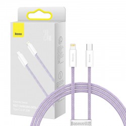 Καλώδιο Data Baseus Dynamic Series CALD000005 USB to Lightning 2m Purple (PD20W)