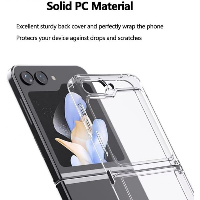 Θήκη Acrylic PC Phantom with Glass Samsung Galaxy Z Flip5 5G SM-F731 Transparent
