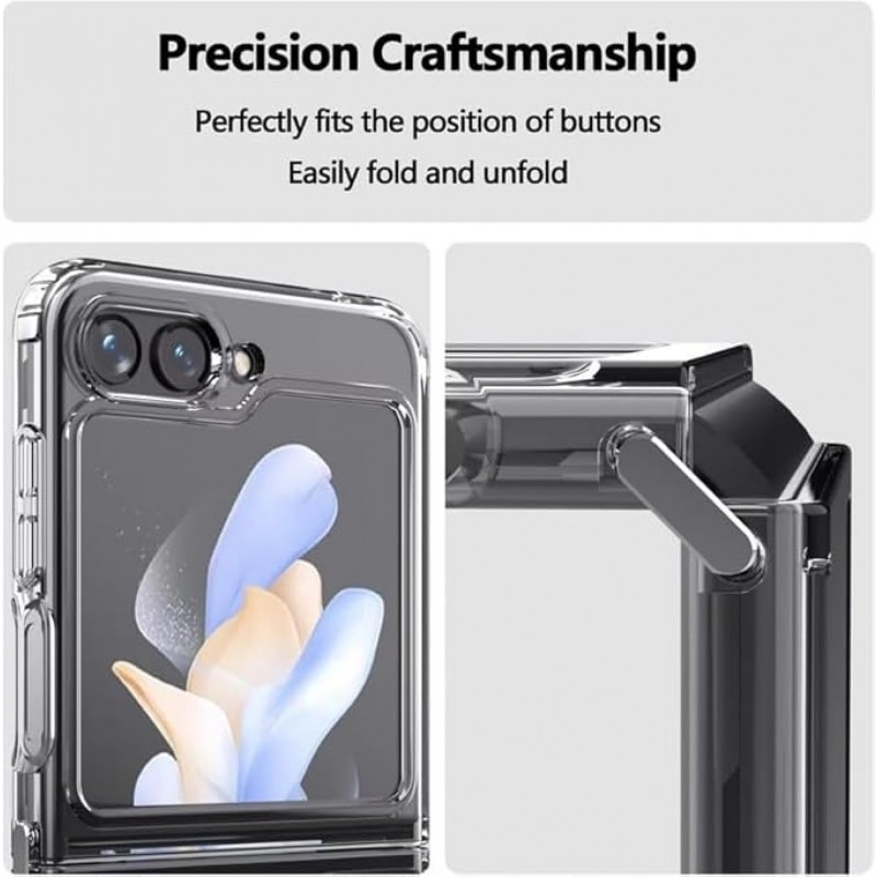 Θήκη Acrylic PC Phantom with Glass Samsung Galaxy Z Flip5 5G SM-F731 Transparent