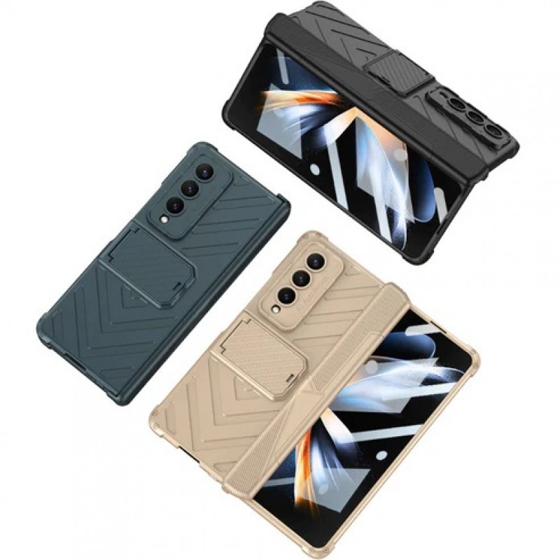 ΘήκηMagnetic Folding Armor with Pen Slot Samsung Galaxy Z Fold5 5G SM-F946 Black ΘήκηMagnetic Folding Armor with Pen Slot Samsung Galaxy Z Fold5 5G SM-F946 Black