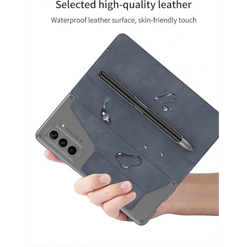 Θήκη Armor Leather Sleeve Case with Pen Slot Cloud Patterned Samsung Galaxy Z Fold5 5G SM-F946 Brown Θήκη Armor Leather Sleeve Case with Pen Slot Cloud Patterned Samsung Galaxy Z Fold5 5G SM-F946 Brown