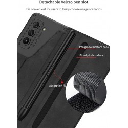 Θήκη Armor Leather Sleeve Case with Pen Slot Cloud Patterned Samsung Galaxy Z Fold5 5G SM-F946 Brown Θήκη Armor Leather Sleeve Case with Pen Slot Cloud Patterned Samsung Galaxy Z Fold5 5G SM-F946 Brown