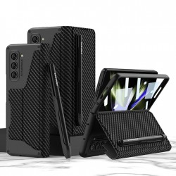 Θήκη Armor Leather Sleeve Case with Pen Slot Carbon Fiber Grain Samsung Galaxy Z Fold5 5G SM-F946 Black Θήκη Armor Leather Sleeve Case with Pen Slot Carbon Fiber Grain Samsung Galaxy Z Fold5 5G SM-F946 Black