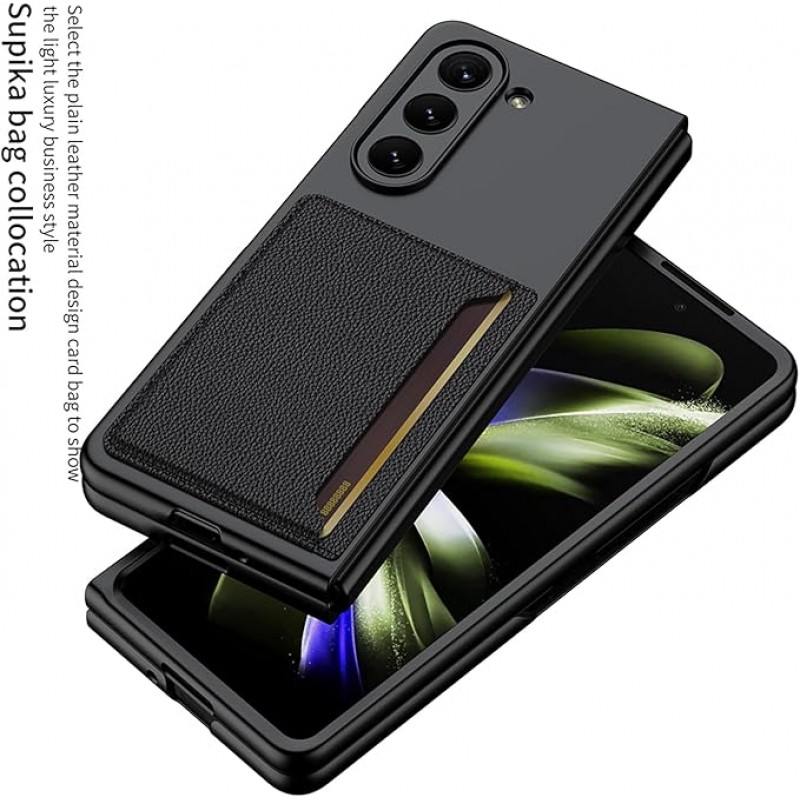 Θήκη Leather Card Bag Samsung Galaxy Z Fold5 5G SM-F946 Black