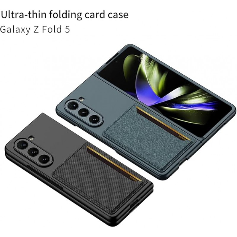 Θήκη Leather Card Bag Samsung Galaxy Z Fold5 5G SM-F946 Black