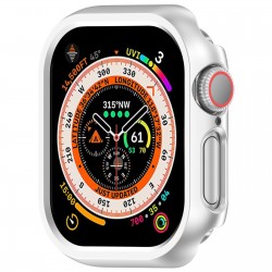 Θήκη PC Half Screen Cover Apple Watch 10 (42mm) Silver
