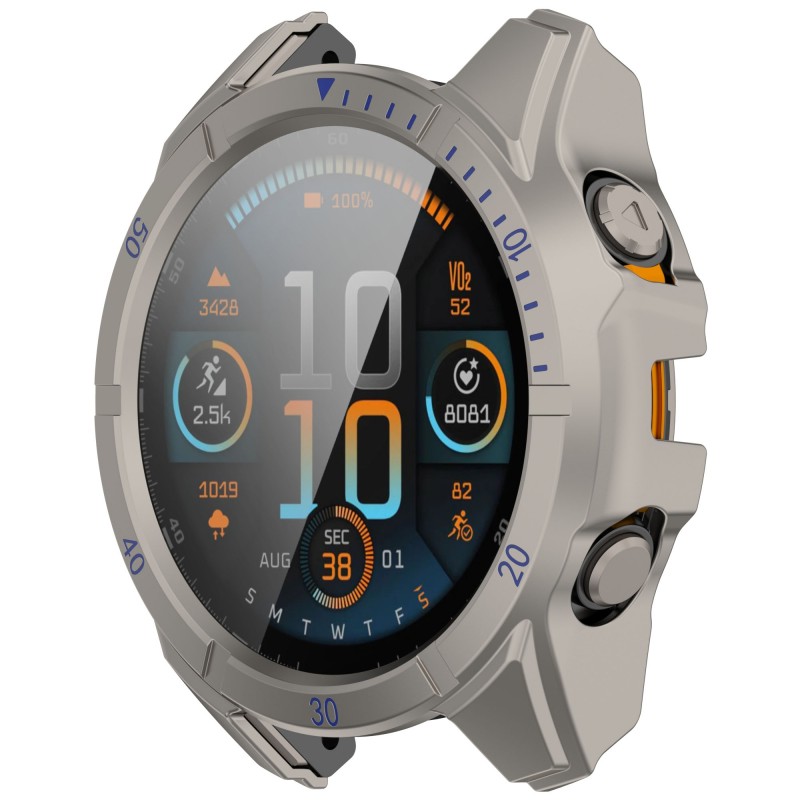 Θήκη PC Full Screen Cover Garmin Fenix 8 (47mm) Titatnium