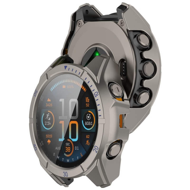 Θήκη PC Full Screen Cover Garmin Fenix 8 (47mm) Titatnium