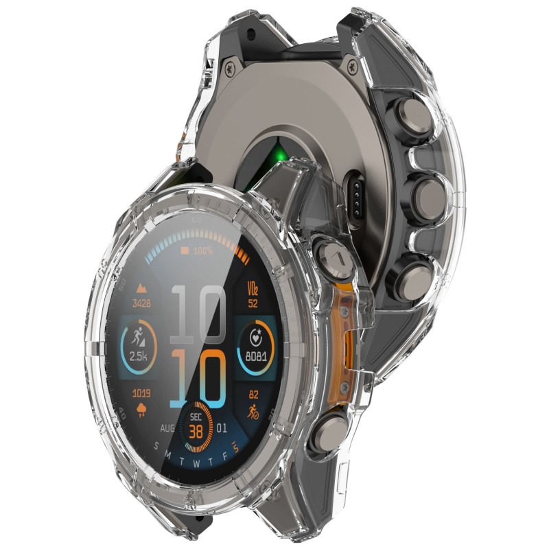 Θήκη PC Full Screen Cover Garmin Fenix 8 (51mm) Clear