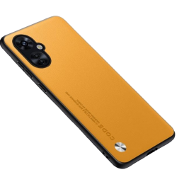 Θήκη PC & TPU Leather Cover Oneplus Nord 4 Yellow