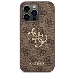 Θήκη PU 4G Metal Logo Case Apple iPhone 14 Pro Max (6.7") Brown