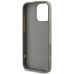Θήκη DKNY PU Leather Quilted Stack Logo Case for Apple iPhone 16 Pro Max (6.9") Grey