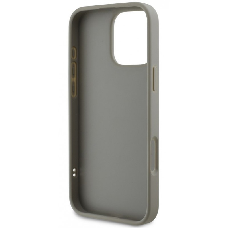 Θήκη DKNY PU Leather Quilted Stack Logo Case for Apple iPhone 16 Pro Max (6.9") Grey