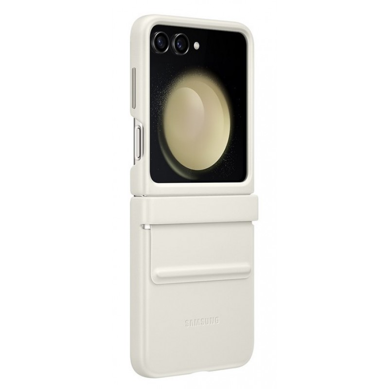 Θήκη Samsung Eco Leather Cover Case EF-VF731PUE Galaxy Z Flip5 5G SM-F731 Cream (Original)