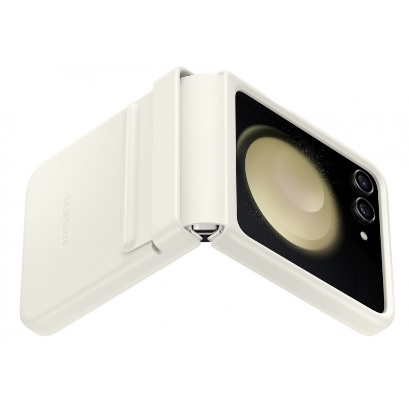 Θήκη Samsung Eco Leather Cover Case EF-VF731PUE Galaxy Z Flip5 5G SM-F731 Cream (Original)