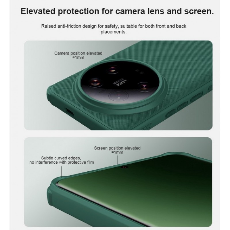 Θήκη Nillkin Super Frosted Pro Back Cover Xiaomi 14 Ultra Deep Green Θήκη Nillkin Super Frosted Pro Back Cover Xiaomi 14 Ultra Deep Green