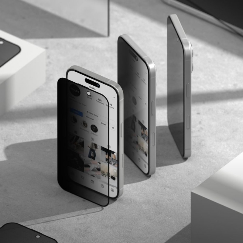 Γυαλί Προστασίας Ringke Easy Slide 2-Pack iPhone 16 Pro Max Privacy Γυαλί Προστασίας Ringke Easy Slide 2-Pack iPhone 16 Pro Max Privacy