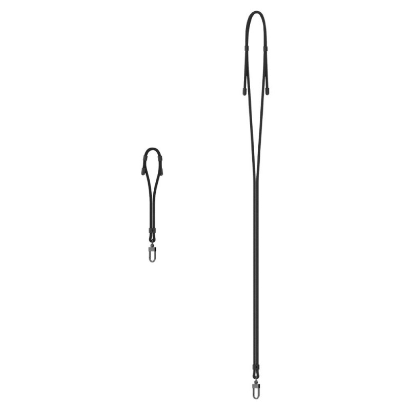 Λουράκι Λαιμού στήριξης Θήκης Spigen Universal Strap Set Crossbody & Wrist Black (AFA06259)