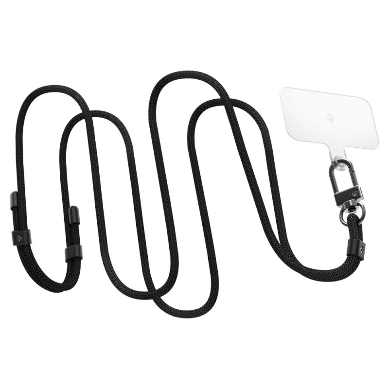  Λουράκι Λαιμού στήριξης Θήκης Spigen Universal Strap Set Crossbody & Wrist Black (AFA06259)