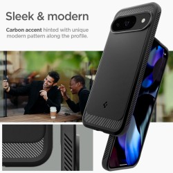 Θήκη Spigen Rugged Armor Google Pixel 9 / 9 Pro Matte Black (ACS07685)