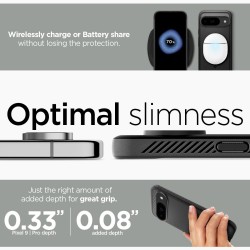 Θήκη Spigen Rugged Armor Google Pixel 9 / 9 Pro Matte Black (ACS07685)