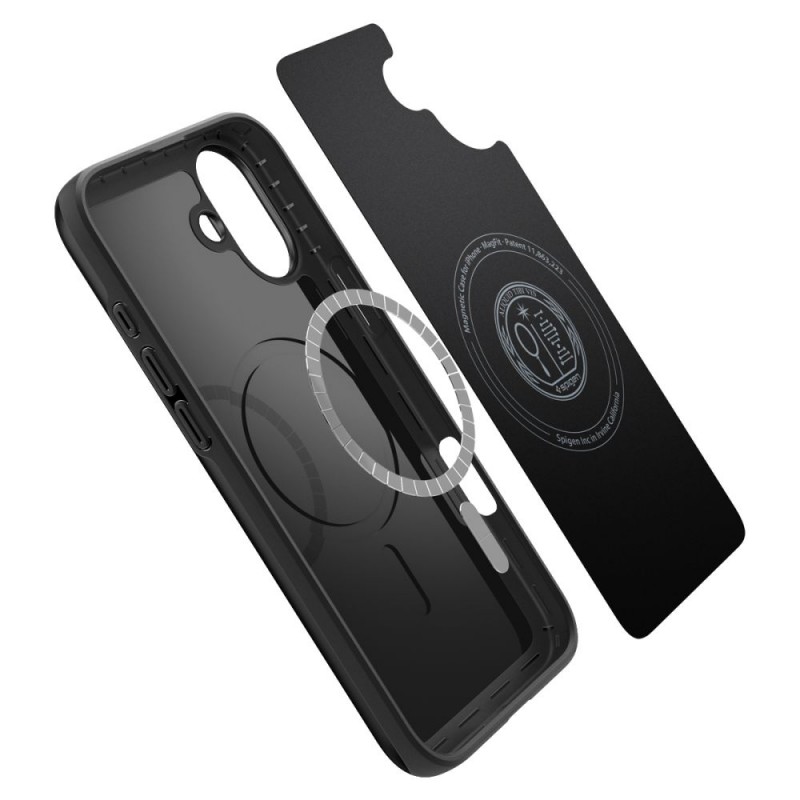 Θήκη Spigen Thin Fit Mag MagSafe Apple iPhone 16 Plus (6.7") Black (ACS08060)