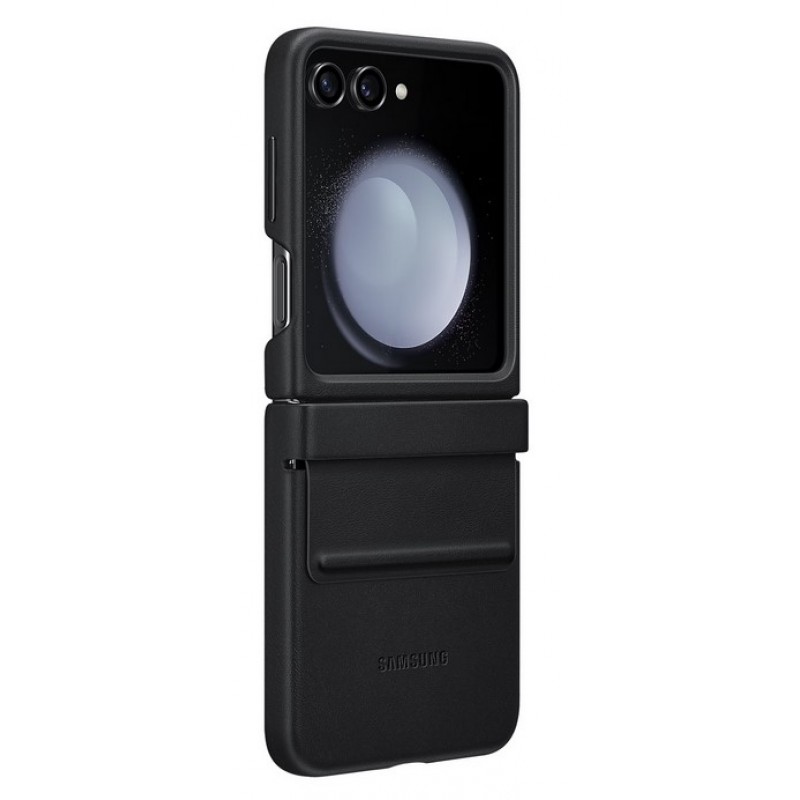 Θήκη Samsung Eco Leather Cover Case EF-VF731PBE Galaxy Z Flip5 5G SM-F731 Black (Original)